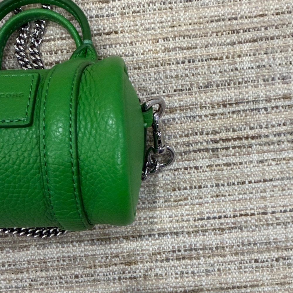 Marc Jacobs Green Leather Women's Mini The Duffle Bag - Picture 7 of 11